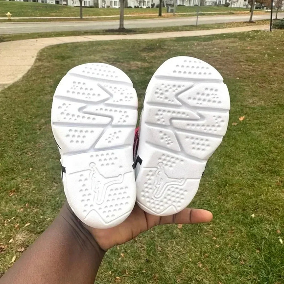 Nike Air Jordan 6‎ Retro Little Flex Carmine Baby Shoes Size 4 - Picture 9 of 10